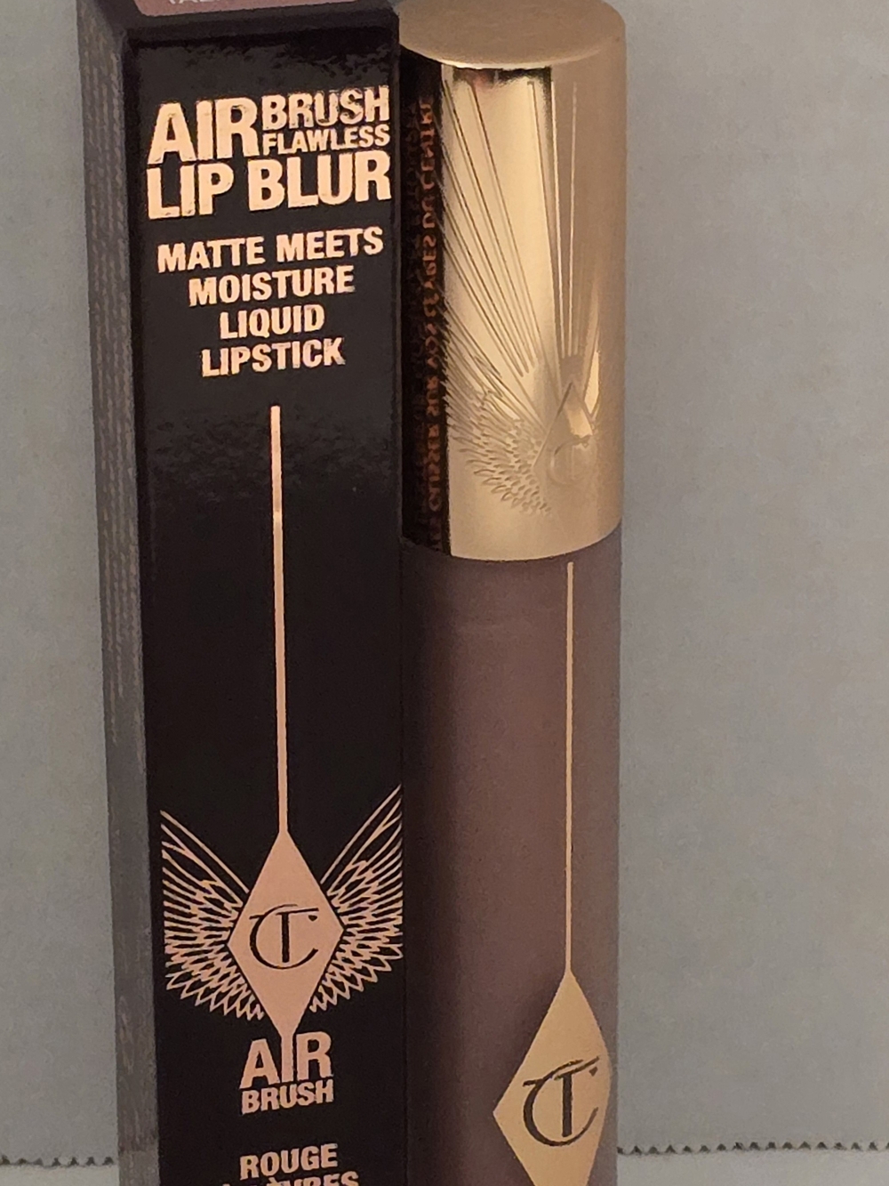 Charlotte Tilbury Airbrush Lip Blur Matte Liquid Lipstick - Pillow Talk Blur